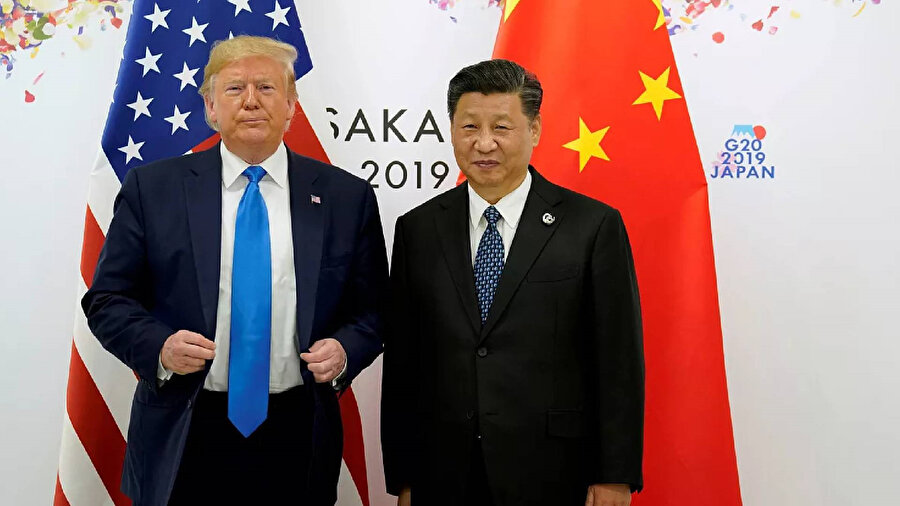 ABD Başkanı Donald Trump ile Çin Devlet Başkanı Şi Cinping