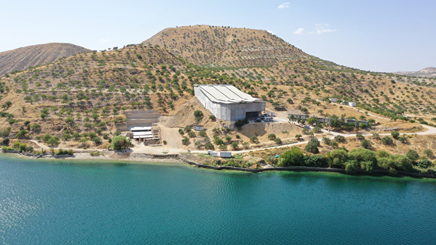 Zeugma kazı alanı.