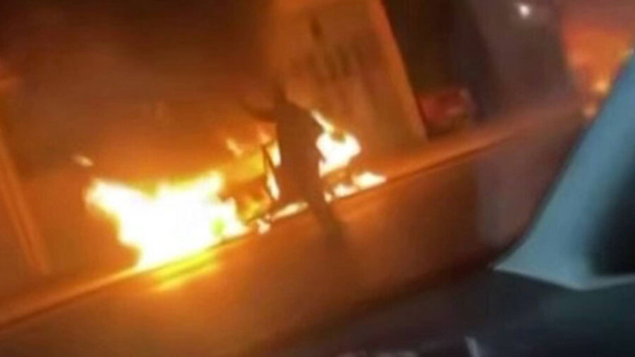 Daha taksidini bitirmediği otomobilini İsrail'e tepki olsun diye yaktı