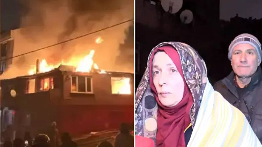Aynı ev beşinci kez yandı: Metruk evde çıkan yangın yandaki binaya sıçradı