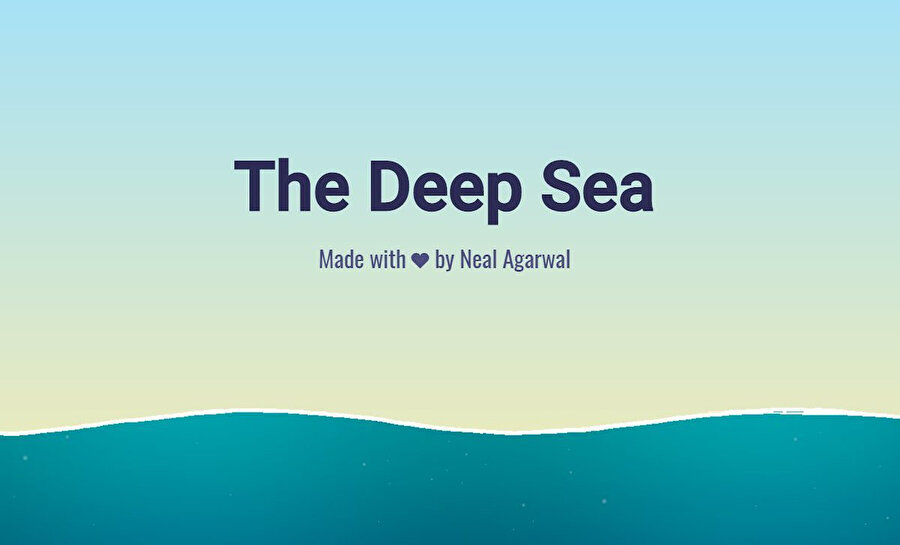The Deep Sea