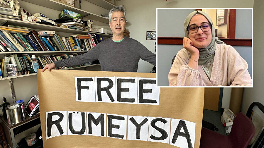 ABD’li Profesör, Rümeysa Öztürk için açlık grevinde