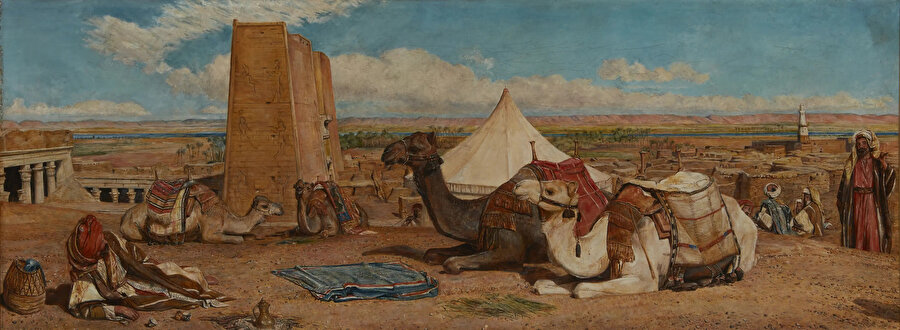 “Edfu, Yukarı Mısır”, 1860.