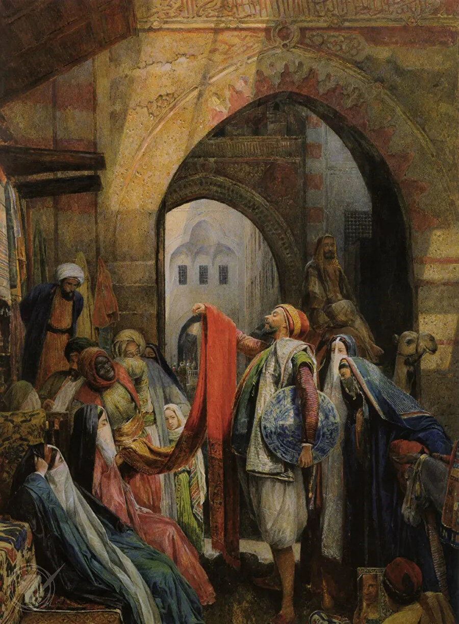 “Kahire çarşısında tellal”, 1875.