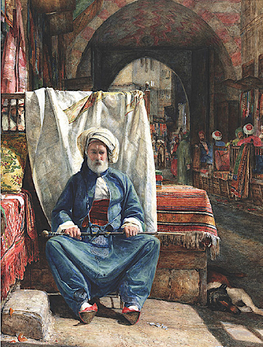 “Halı satıcısı” Han el-Halil, 1860.