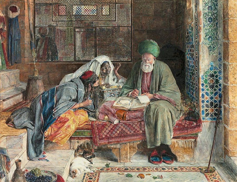 "Arap kâtip", 1852.