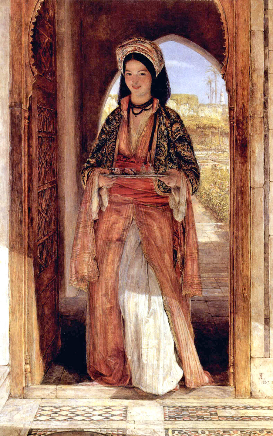 “Kahve servisi”, 1857.