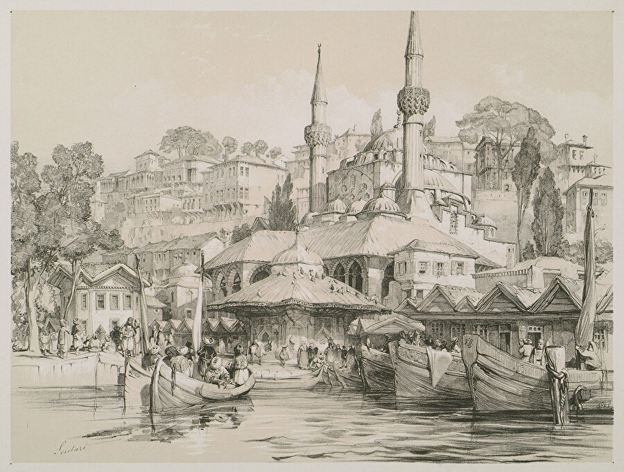 "Üsküdar limanı", 1838.