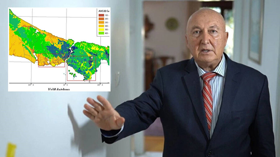 ​Prof. Dr. Övgün Ahmet Ercan yayınladı: İşte İstanbul'un deprem risk haritası