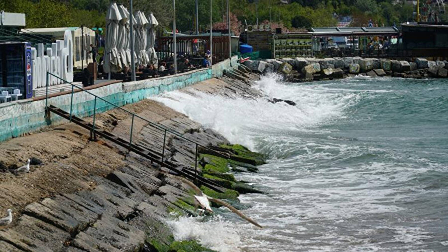Tekirdağ'da deniz ulaşımına poyraz engeli