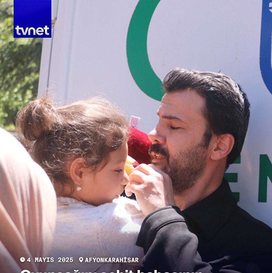 Şehit babasına veda