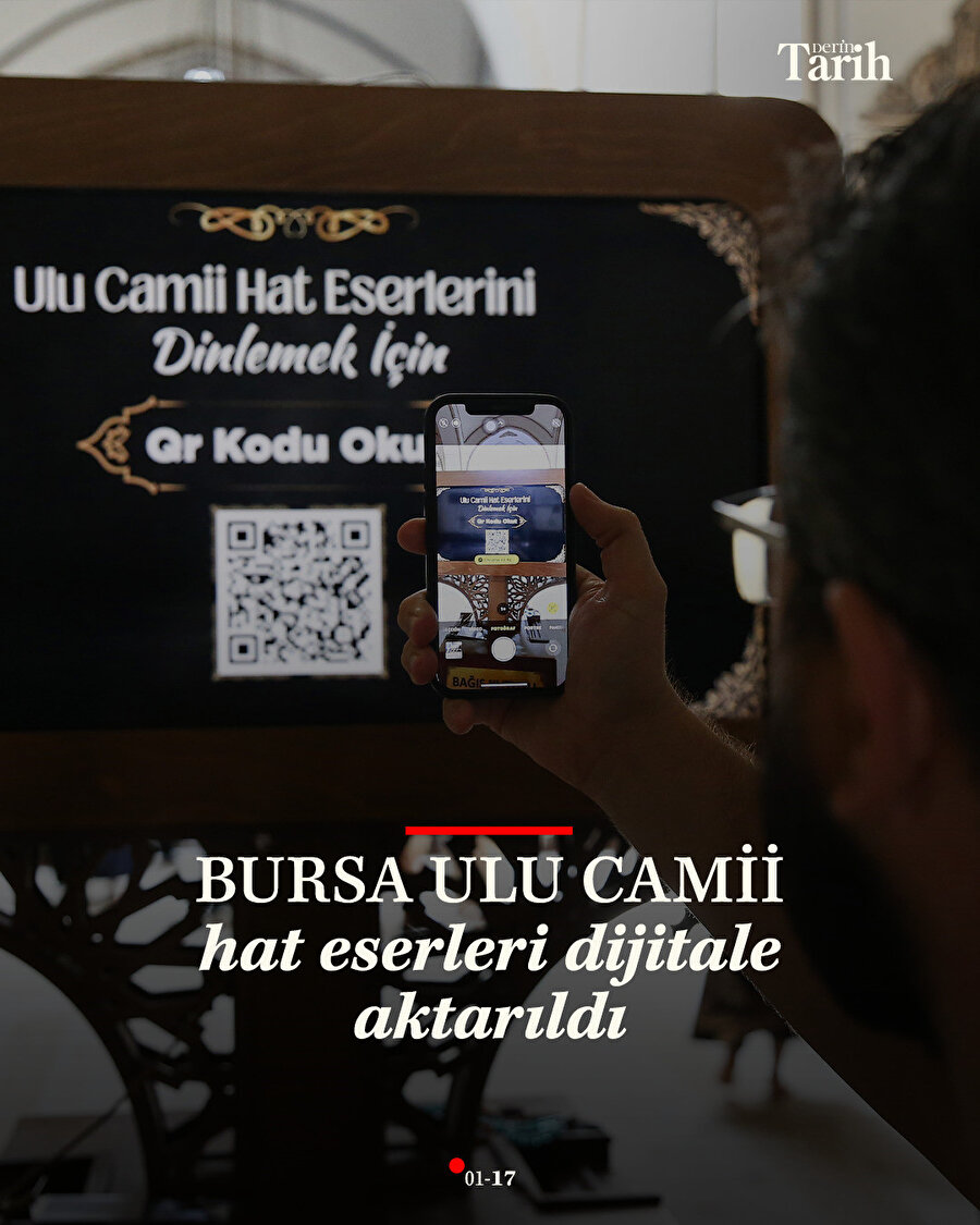 Hat eserleri karekod ile okunabilecek