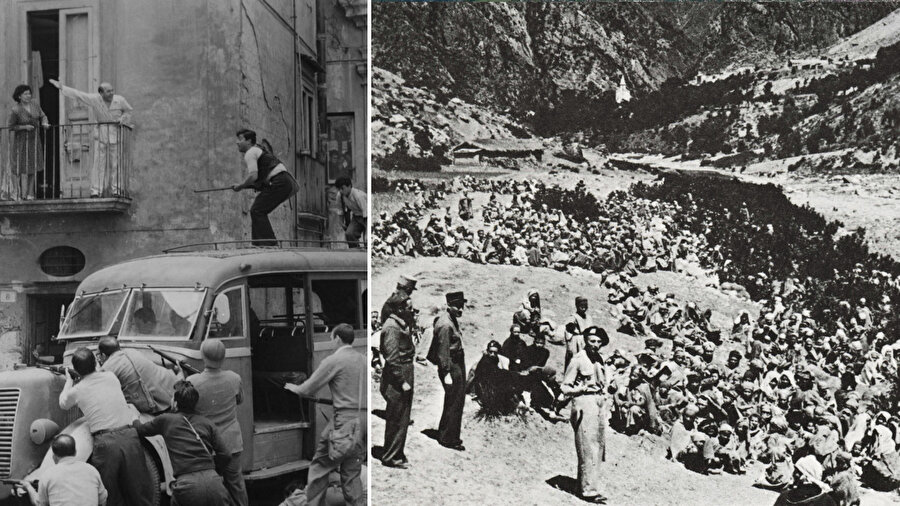 Fransa'nın Cezayir'de gerçekleştirdiği sömürge katliamı: Setif ve Guelma.
