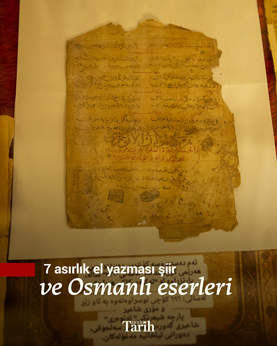 7 asırlık el yazması şiir Erbil'deki tekkede muhafaza ediyor