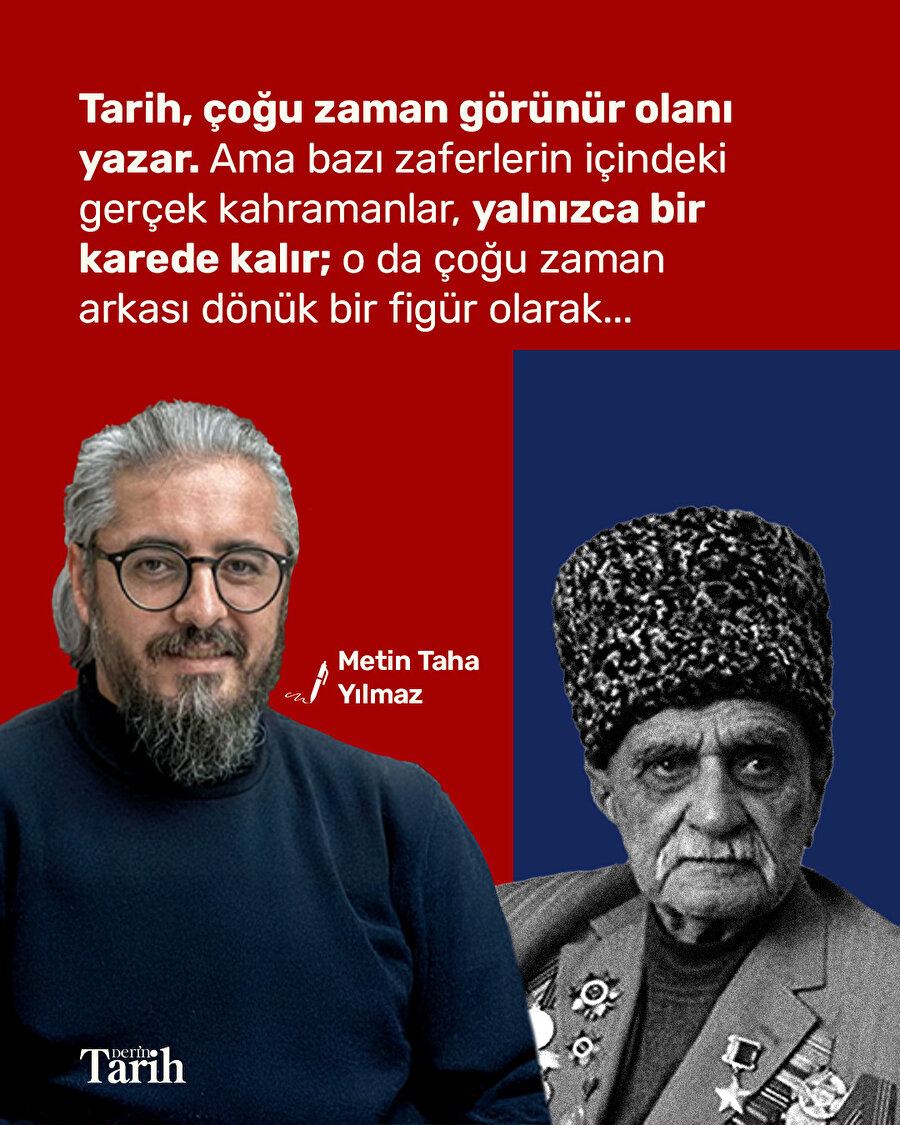 Orak ve çekiç gölgesinde bir asker