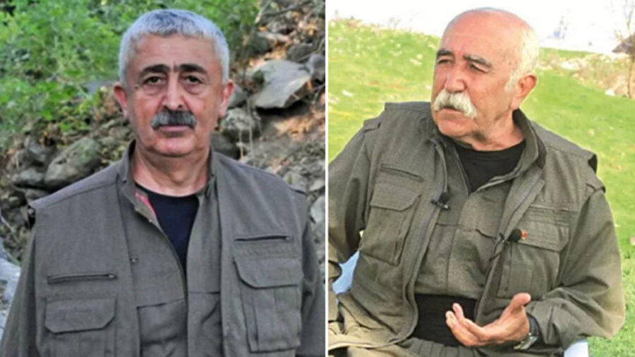 Teröristbaşları Rıza Altun ile Ali Haydar Kaytan. 