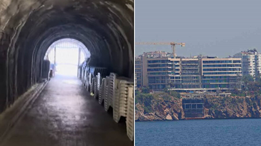 ​Falezleri oyup denize tünel açmışlardı: İki otele inceleme başlatıldı
