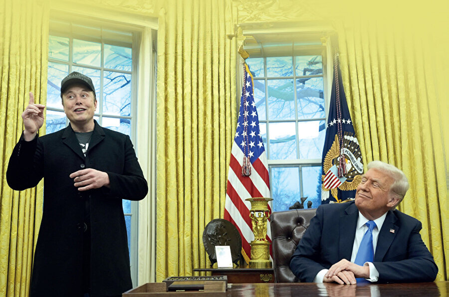 Elon Musk ve Donald Trump.