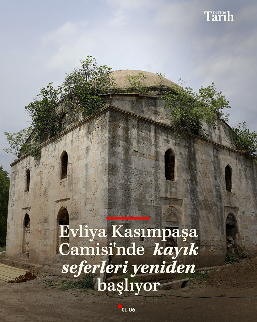Evliya Kasımpaşa Camisi'nde kayık seferleri başlıyor