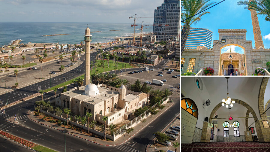 Osmanlı İmparatorluğu'nun tarihî Filistin'in Yafa kentinde inşa ettiği Hasan Bey Camii, günümüzde, etrafına yüksek binaların ve otellerin inşa edildiği Tel Aviv’in merkezinde yer alıyor.