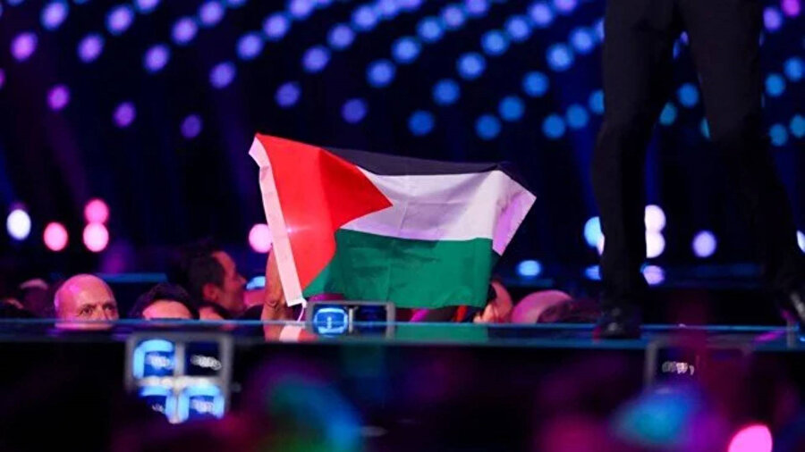 ​Eurovision'da seyirciler Gazze'ye destek verdi