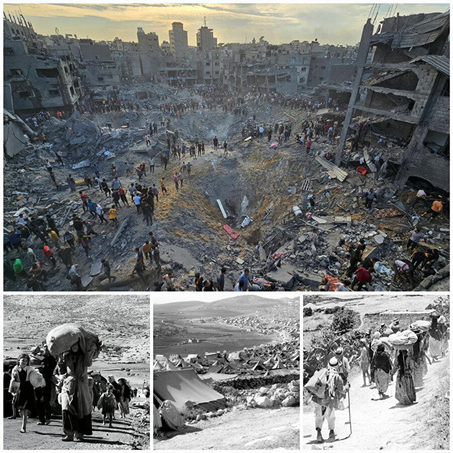 İsrail'in Gazze Şeridi'ne amansız saldırıları, 77 yıl önce Nekbe'yle yaşattığı tarifsiz acıları bile geride bıraktı.