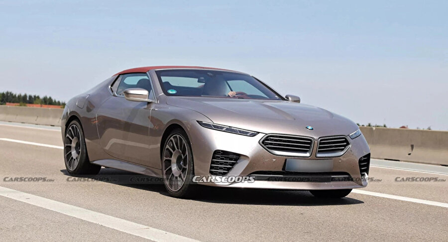 BMW'nin yeni "köpekbalığı burnu" şeklindeki yeni arabası görüntülendi