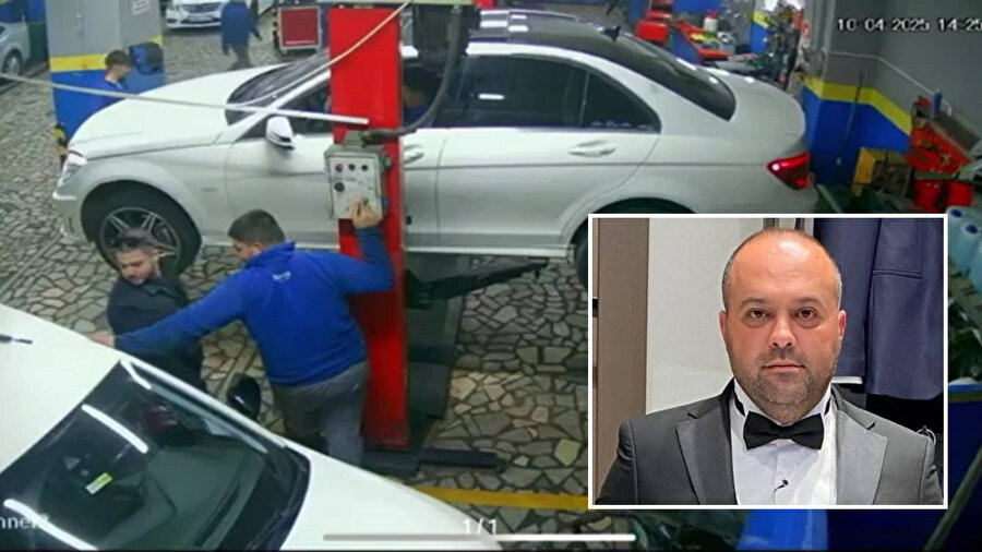 Otomobil servisinde feci ölüm: 2,5 tonluk aracın altında kaldı