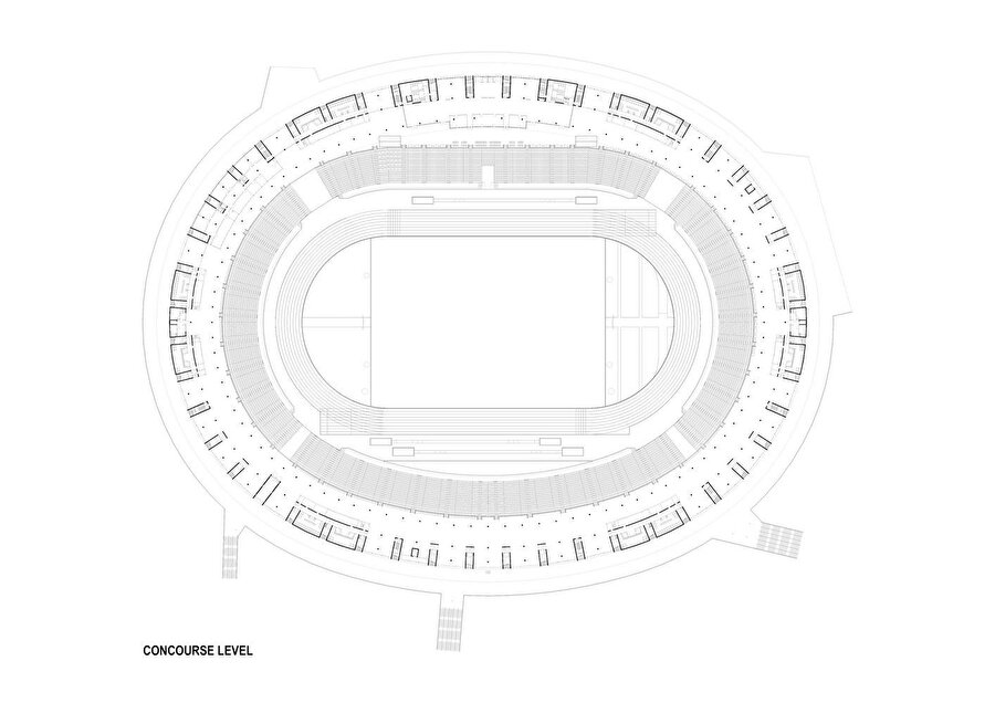 Ulusal Atletizm Merkezi planı.