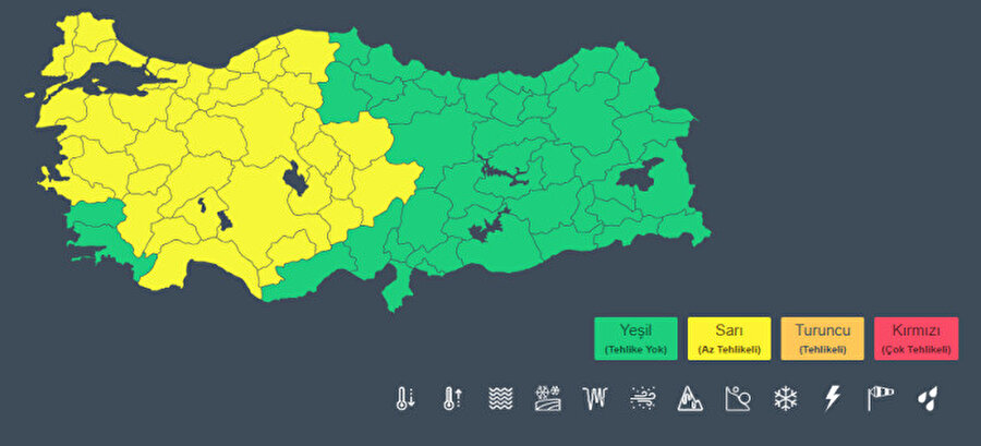 25 Mayıs 2025 fırtına uyarısı