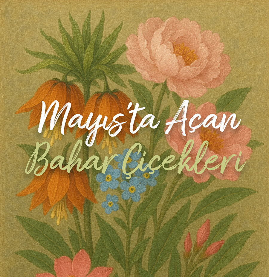 Mayıs'ta açan çiçekler 💐