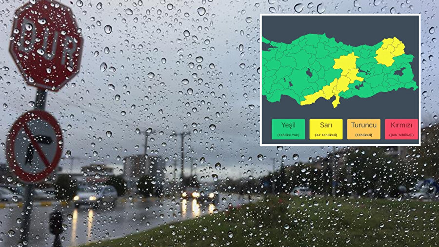 ​Bakanlık ve Meteoroloji'den 11 il için 'sarı' kodlu uyarı: Gök gürültülü sağanak geliyor