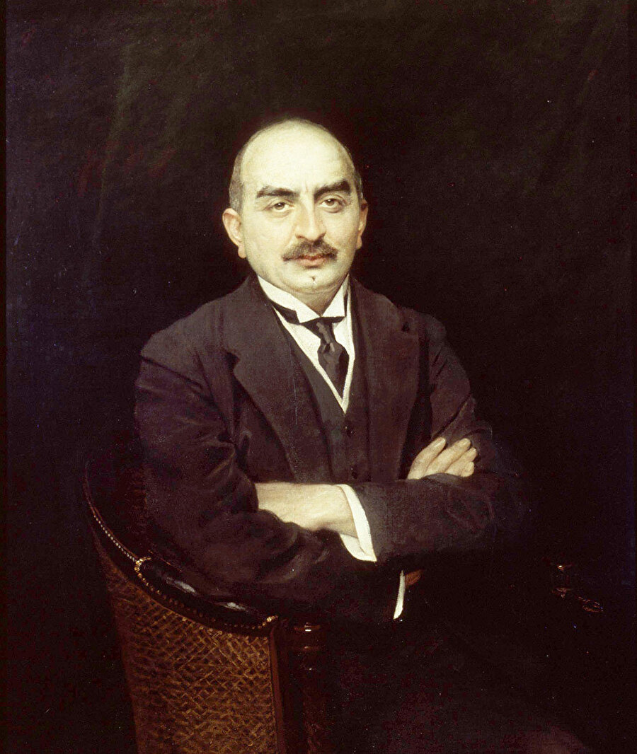 Calouste Sarkis Gülbenkyan'ın 1912 tarihli yağlıboya portresi.