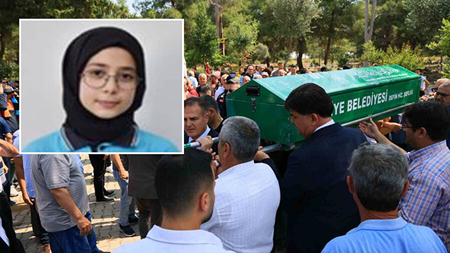 ​Depremde hayatını kaybeden 14 yaşındaki Afranur gözyaşlarıyla son yolculuğuna uğurlandı
