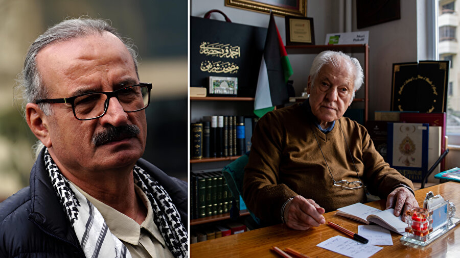 Necip Evlice ve Nuri Pakdil.