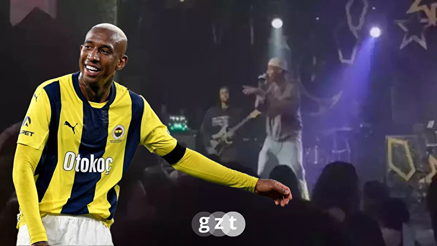 Fenerbahçe'de Talisca konser verdi