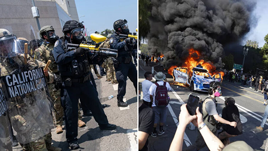 Trump'tan sert adım: 700 Deniz Piyadesi Los Angeles’a sevk edildi