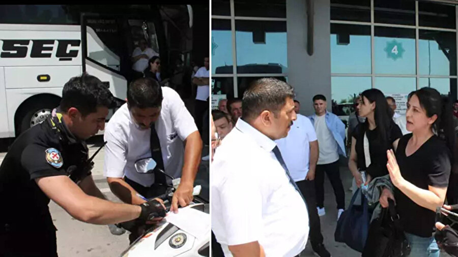 Sivil trafik komiseri, şoför Eyüp Özkaya'ya 2 bin 167 ceza kesti.