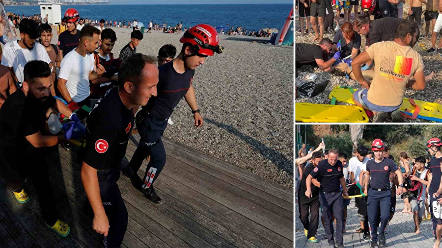 40 metreden denize atlayan genç suya çakıldı