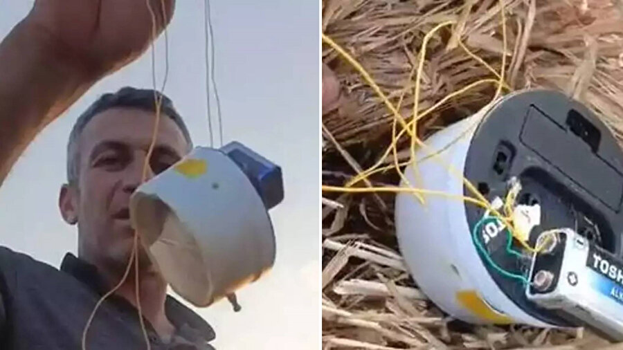 Buğday tarlasında yangın çıkaran elektronik düzenek buldu: Kimin yaptığı araştırılıyor