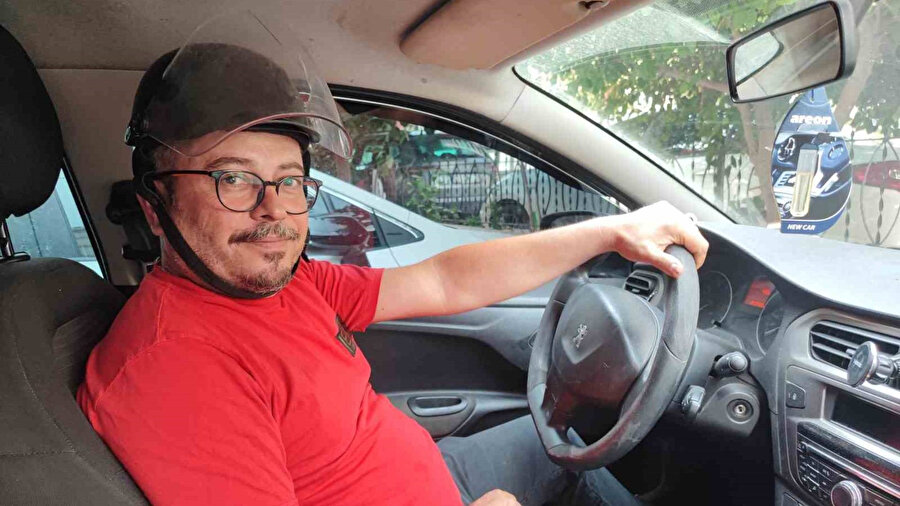 Otomobil sürücüsüne ‘kask’ cezası şoku