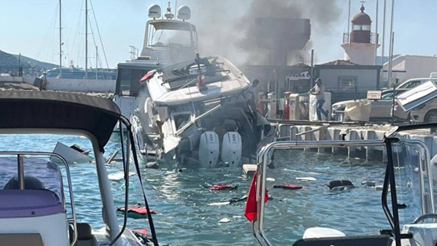 ​Bodrum'da patlayan lüks teknenin sahibi ünlü iş adamı çıktı.