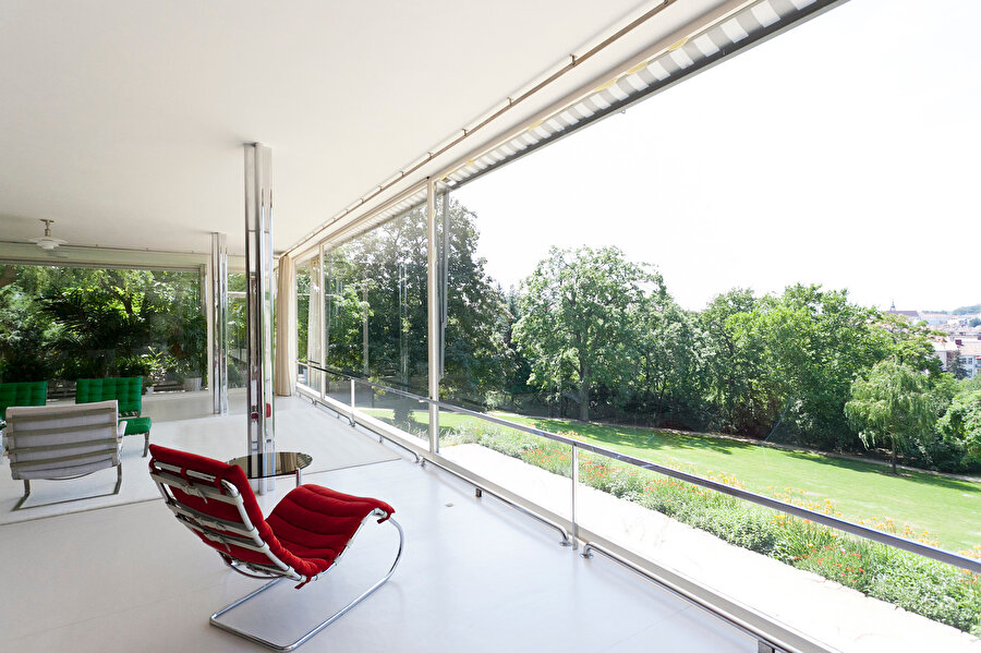 Villa Tugendhat’ın iç ve dış mekan ilişkisi