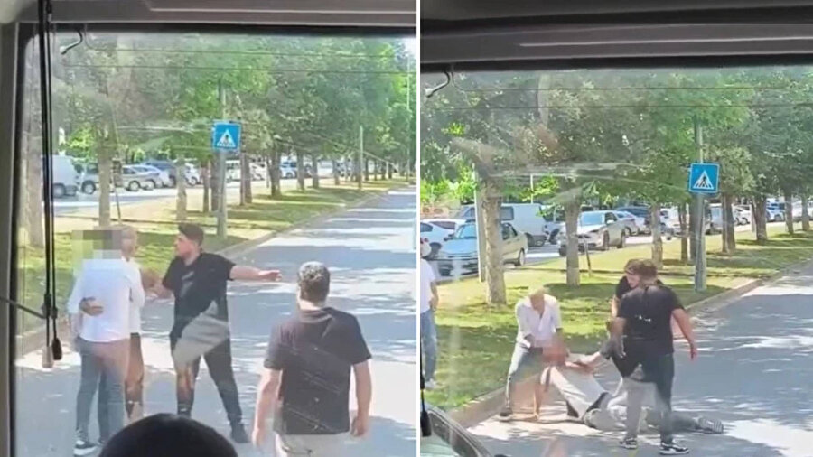 ​Uşak'ta sokak ortasında kemerle boğma kavgasında 2 kişi tutuklandı: Valilikten açıklama geldi