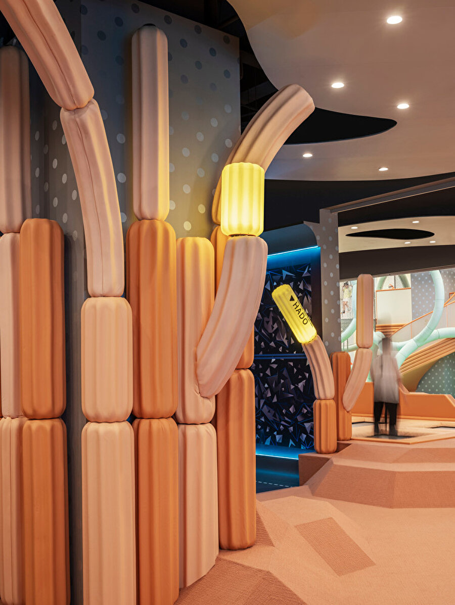 Saguaro kaktüs sütunu.