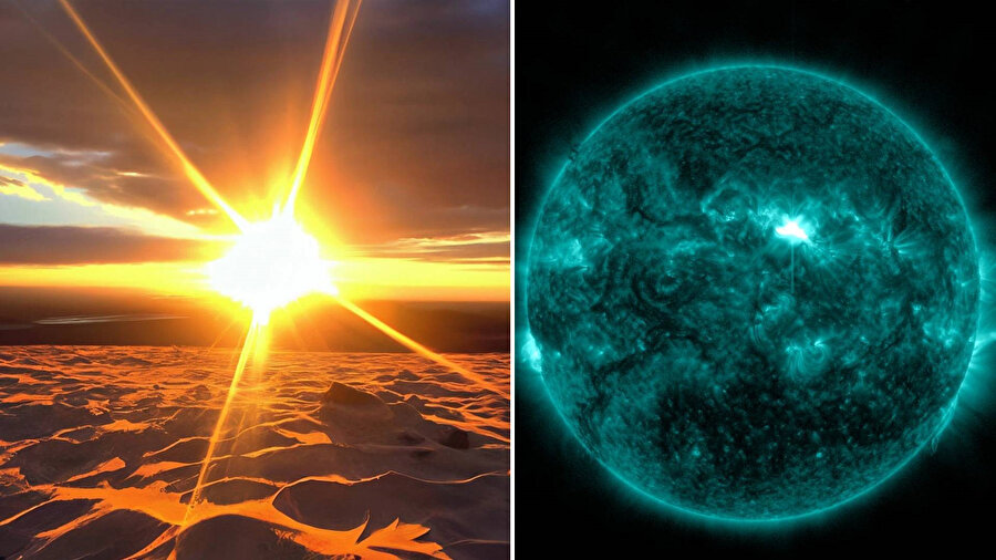 Güneş'te dev patlama: Uyduların işleyişi bozulabilir