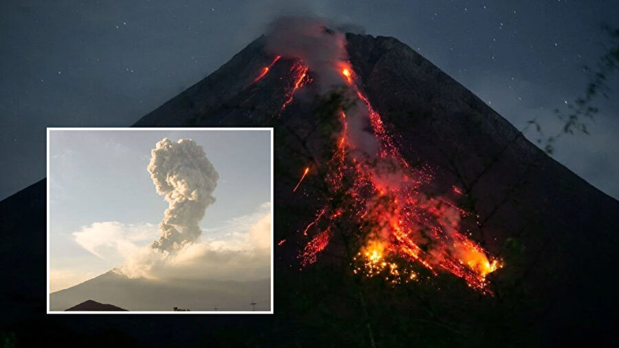 Endonezya'da yanardağ patlaması: Bölgede yüksek düzeyde alarm verildi, uçuşlar iptal edildi
