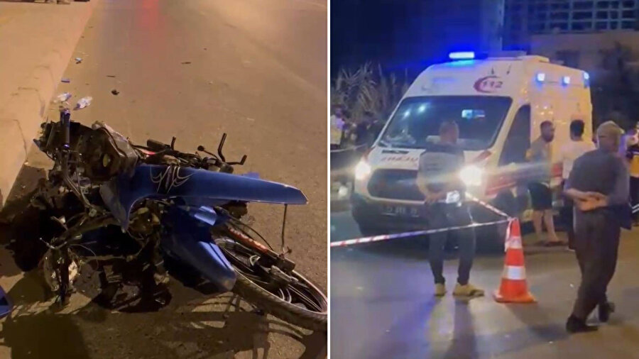 Otomobil ile motosiklet çarpıştı: 18 yaşındaki sürücü hayatını kaybetti