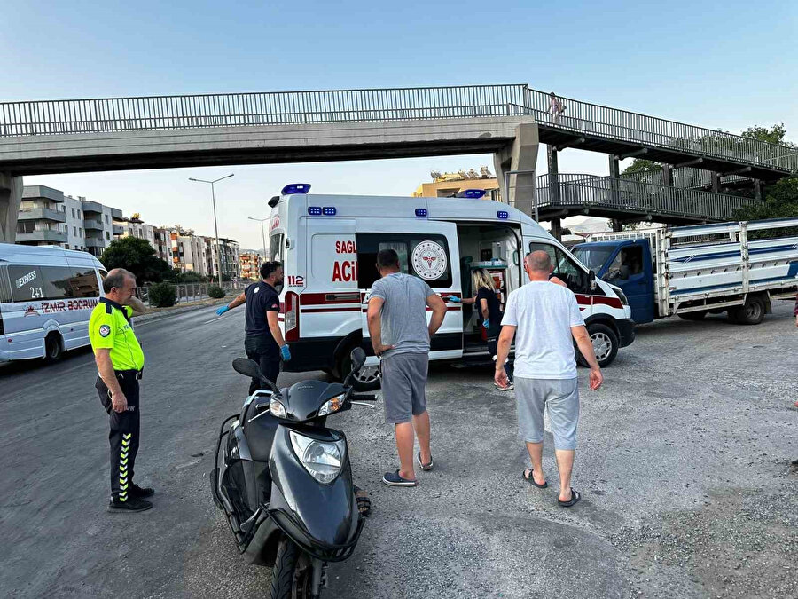 ​Korkutan kazada otomobil ile motosiklet çarpıştı: 1 yaralı
