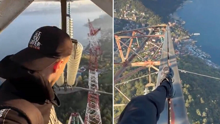 ​Elektrik direğine tırmandı: TEDAŞ dava açtı